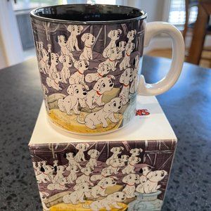 Disney Vintage NWT 101 Dalmatians Collectible Mug in Original Box RARE FIND